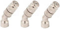 High Pressure Nozzle Brass Water Pipe Nozzle for Garden Hoses | Adjustable Features | Fits Standard Hoses, Garden Sprayers, Nozzles Silver Elbow Nozzle 10pc by Unknown