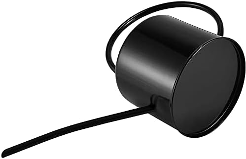 Retro Style Gorgeous Long Spout/Iron Watering Can Gardening Tool 1.7 L (Black) - Image 4