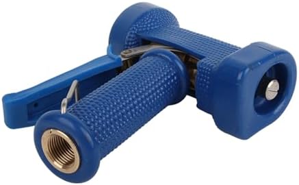 Hose Nozzle, Copper Spray Head with On Off Handle for Cleaning Kitchen Garage Floors Driveway Cement Road, G1/2" Thread Watering Plants (C blue gusset spray gun (4 minutes inner tooth) - Image 4
