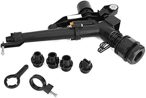 Adjustable 360 Degree Rotating Rocking Arm Sprinkler for Farm Irrigation, 1.5in to 1in Female Thread irrigation Sprinkler by Atyhao
