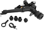 Adjustable 360 Degree Rotating Sprinkler | Farm Irrigation Tool for Lawns/Orchards | 1.5in to 1in Female Thread with Adapter | Sturdy Plastic - Image 4