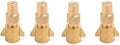 High Pressure Nozzle Brass Water Pipe Nozzle for Garden Hoses | Adjustable Features | Fits Standard Hoses, Garden Sprayers, Nozzles Brass Aircraft Nozzle 5pc by Unknown