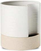 Nihow Ceramic Self Watering Plant Pot for Indoor Plants, 8 Inch,White by Nihow