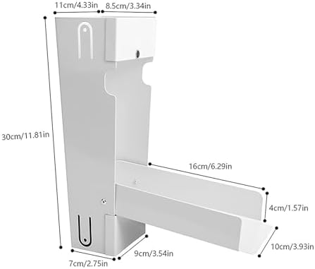 Foldable Rainwater Diverter for Barrel Collection System, Iron White - Image 2