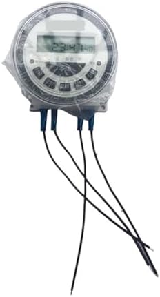 time Relay Digital Timer Digital 7 Days Weekly Programmable 24V DC Automatic Gate Timer Switch(with 5 Wires) by Unknown