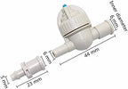 Spray Water Connection 20 Set 6 Mm Spherical Anti-drip Device With Single Barbs Straight Connector Garden Water Kits Irrigation System Hose Accessories - Image 3