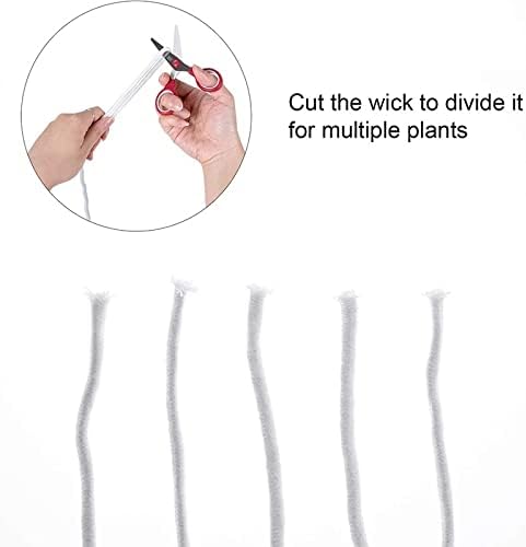 20m Self Watering Capillary Wick Cord Vacation Plant Sitter, for DIY Self-Watering Planter Pot Automatic Water Wicking Hydroponic - Image 7