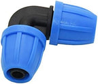 20pcs 3/8" Garden Hose Connector Knee Drip Irrigation Pipe Fitting Lock Nut 8/11 Elbow Barb 90 Degrees Hose Repair Adapter - Image 2