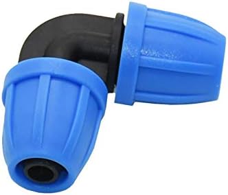 20pcs 3/8" Garden Hose Connector Knee Drip Irrigation Pipe Fitting Lock Nut 8/11 Elbow Barb 90 Degrees Hose Repair Adapter - Image 2