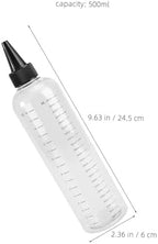 Veemoon 8 Pack Graduated PET Squeeze Bottles with Fine Tip Caps 17oz - Image 2