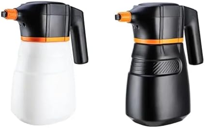 Foam Sprayer, Electric Foam Sprayer Car Wash Clean Detailing Snow High Pressure Water Gun Battery Powered for Can,Car Washing(White) - Image 3