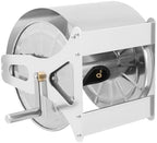 Heavy Duty Metal Garden Hose Reel, Stainless Steel Metal Heavy Duty Hose Reel with Handle, 164FT Pressure Washer Hose Reel, Manual Crank w/Swivel Arm, 0.63" Hose Holder Wall Mount for Outdoor Watering - Image 5