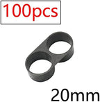 Generic Drip Irrigation 16/20/25mm Tube Barb Fittings Connector Tee Elbow Connector Cap Plug End Kit 1/2 Inch Tubing Hose Garden(Green) - Image 2