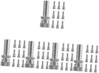 LIOOBO 5sets Sturdy Garden Water Hose Nozzles Low Pressure Watering Sprayer Atomizing Mist Nozzle for Outdoor Use 10pcs*5 by LIOOBO