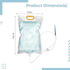 6 Pcs Plant Self Watering System for Potted Plants, 118 fl oz / 3.5 L Automatic Plant Waterer, Slow Release Water Dripper Bags, Travel Plant Watering Bags with Handle - Image 3