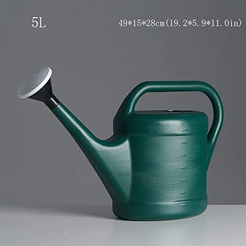 Watering Can Watering Can for Indoor Plants Plastic with Long Spout for Outdoor House Garden Bonsai Pot Garden Tool(5L) - Image 2