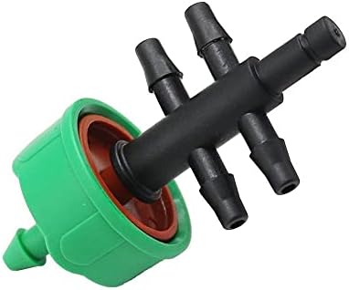 Spray Water Connection 100 Sets Garden Pressure Current Regulator L/4L/8L Steady Flow Dripper With 3/5mm 4-way Hose Splitters Irrigation Device (Color : 8L) - Image 6
