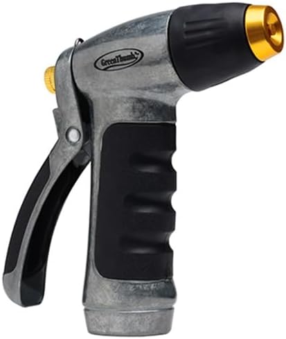 Green Thumb 00450-GT Heavy Duty Metal Adjustable Garden Hose Trigger Nozzle - Pack of (2) by Unknown