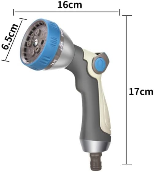 Water Hose Nozzle Sprayer, 8 Spray Patterns, Stepless Speed Regulation Garden Hose Nozzle, Garden Hose Spray Nozzle - Image 2