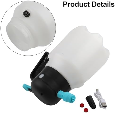 FABULETTA Electric Foam Sprayer 1.8L Rechargeable Cordless Car Wash Foamer with Adjustable Pressure for Vehicle Cleaning - Image 4