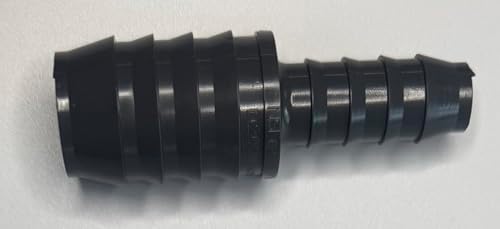 Eight Pack - 1 x 1/2 Insert Reducer Coupling Poly PVC Fitting Used for Waterlines, Plumbing Repair, and Irrigation - 1 Insert x 1/2 Insert Reducing Coupling - Image 2