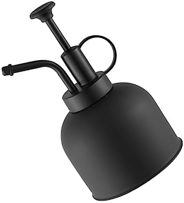 Vintage Black Stainless Steel Plant Mister Spray Bottle for Indoor Use by MERRYHAPY