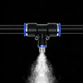 Tubing Drippers Adjustable Misting Cooling System with Pressure Resistant Nozzle, Quick-Connect Design, Ideal for Raised Beds, Lawns, Greenhouses & Outdoor(120m/393.6ft) by Unknown