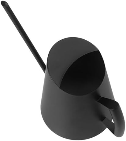 Stainless Steel Watering Can Featuring Extended Spout for Controlled Moisture Delivery to For Indoor Outdoor Lavender Clusters (1500ML Black) by Unknown