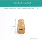 High Pressure Nozzle Brass Water Pipe Nozzle for Garden Hoses | Adjustable Features | Fits Standard Hoses, Garden Sprayers, Nozzles Brass Adjustable Nozzle 10pc - Image 3