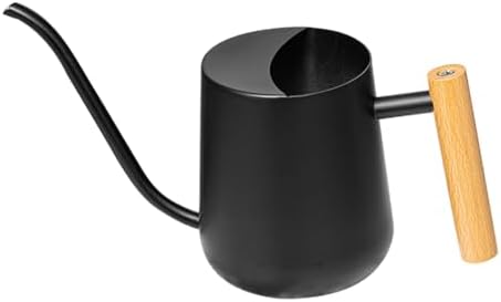 Stainless Steel Watering Can and Wooden Handle with Long Spout 1000ml by HAKIDZEL