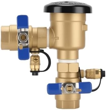 MEASUREMAN 1" Pressure Vacuum Breaker Assembly, Heavy-Duty Bronze Backflow Preventer for Sprinkler & Irrigation Systems, Provides Critical Backsiphonage Protection by MEASUREMAN