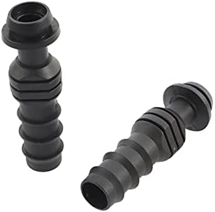 Hose Connector Adapter DN20 To DN16 Pipe Barb Straight Through Two-way Connector 17mm Sealing Ring Drip Irrigation Tool Hose Connector Plumbing Pipe Fittings (Color : Black) - Image 5