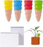 4pieces Terracotta Watering Spikes Slow Release Planter Insert Plant Spikes Replacement for Indoor Outdoor - Image 7