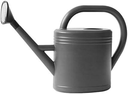Fabater 8L Large Capacity Plastic Watering Can, Long Spout Plant Watering Can for Garden, Thickened Heavy Duty Outdoor with Shower Head for Precise (Gray) - Image 6