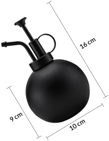 Stainless Steel Spray Bottle 500ml Black for Flowers and Plants - Image 2
