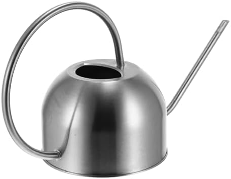 Stainless Steel Watering Can Long Spout for Indoor and Outdoor Plants 1.5L Gardening Pot Sturdy Watering Tool for Flower and Bonsai Care by TINEASUR