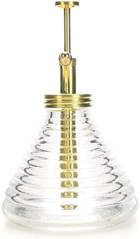 Plant Mister- Clear Color Glass Bottle & Brass Sprayer (Matt Gold) - Image 4