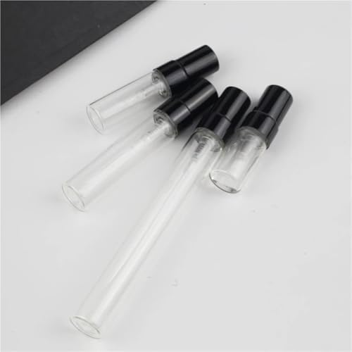 50pcs Refillable Glass Perfume Bottles 2ml 3ml 5ml 10ml Travel Atomizer with Black Cap - Image 4