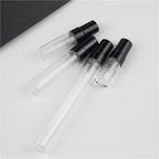 50pcs Refillable Glass Perfume Bottles 2ml 3ml 5ml 10ml Travel Atomizer with Black Cap - Image 4