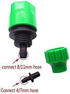 PVC Pipe Fitting Furniture Grade 4 Way Garden Water Tap Adaptor Hose Splitter Quick Connectors Garden Watering Irrigation Supplies 1/4 or 3/8 Inch Hose Connector (Color : Grey, Diameter : 1/2'') - Image 5