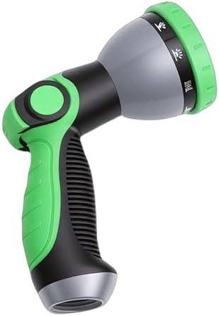 50ft Garden Hose Nozzle Sprayer, Heavy Duty Metal Water Nozzle, Flexible Portable Water Hose Sprayer with Adjustable Pattern, Ideal for Yard, Lawn, Washing Cars & Cleaning - Image 7