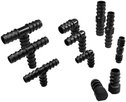 16mm 20mm 25mm PE Pipe Barb Connectors Tee Elbow Straight End Garden Water Drip Irrigation Hose Reducer Splitter Fitting(Elbow,25MM-2 PIECES) - Image 6