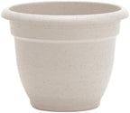 Bloem Ariana 10" Plastic Self-Watering Planter, Vanilla Bean, 4-Pack - Image 7