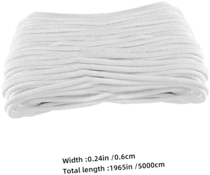 BESPORTBLE Self Watering Cotton Rope Wick for Potted Plants 6mm 50m Hydroponic Absorbent Watering Cord for Indoor Outdoor Planters Gardening Irrigation Accessory - Image 2