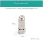 Adjustable Garden Hose Nozzle Sprayer, Elbow and Straight for Easy Watering Extended Elbow Nozzle 2pc - Image 4