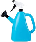 Watering Can 1.3L Atomization Watering Can Press Type Large Capacity Plastic Bottle Plants Pressure Spray Water Kettle Garden Tool(A-Blue) by Unknown