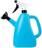 Watering Can 1.3L Atomization Watering Can Press Type Large Capacity Plastic Bottle Plants Pressure Spray Water Kettle Garden Tool(A-Blue) by Unknown