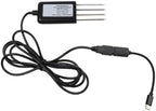 USB Soil Tester NPK Meter, Soil Analyzer for pH Moisture Temperature Salinity Conductivity, IP68 316L Stainless Steel Probe, Real-Time App Monitoring, USB Connection Tool - Image 3