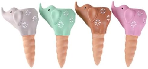 4Pcs Self Watering Planter Insert Plant Watering Elephant Terracotta Watering Spikes Self Watering Globes Plant Watering by Unknown
