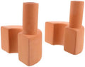 OSALADI Orange Pottery Clay Self Watering Stake for Indoor Plants by OSALADI
